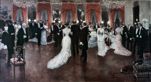 Soiree in the Hotel Caillebotte in the Rue Monceau in 1878